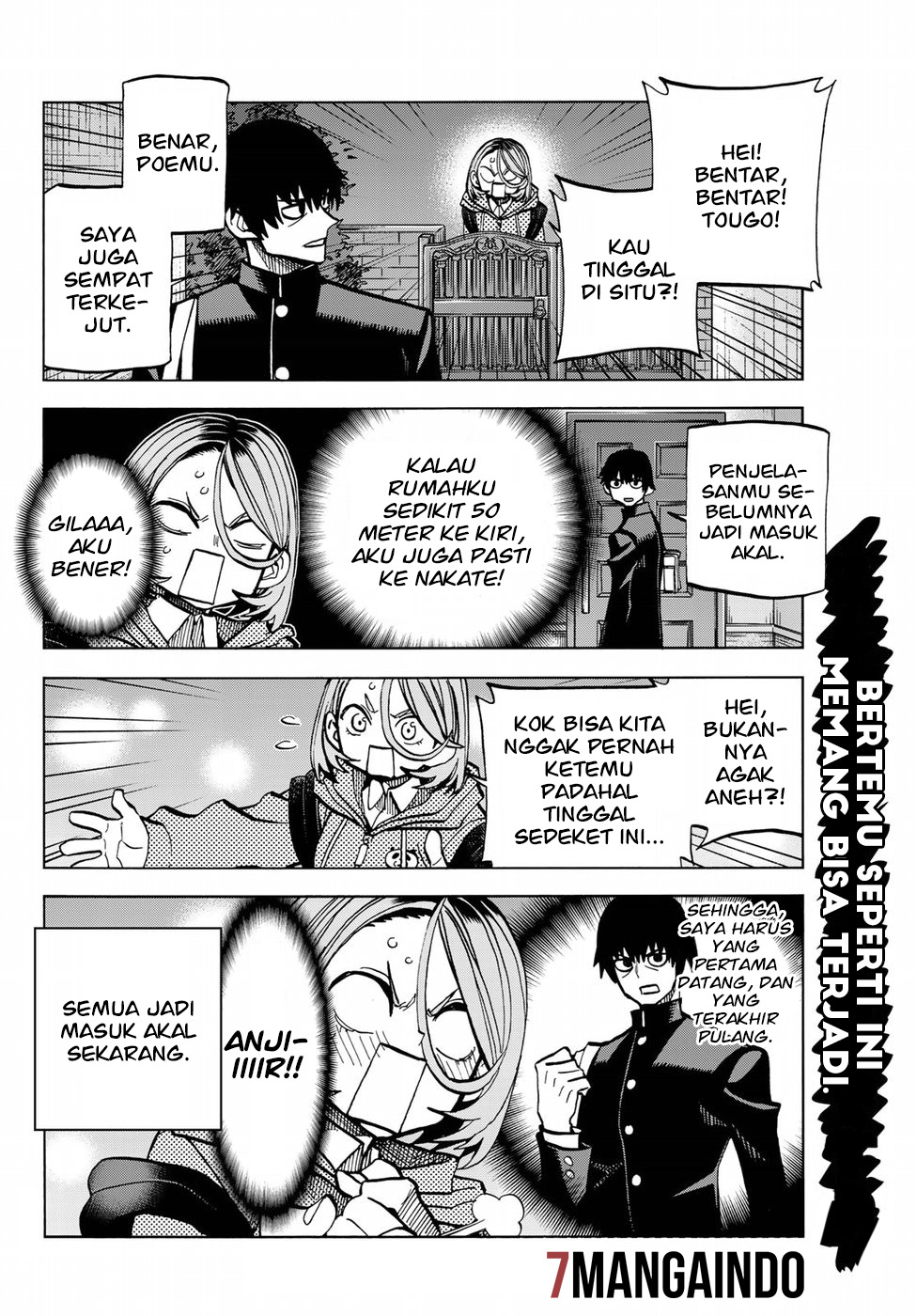 The Story Between a Dumb Prefect and a High School Girl with an Inappropriate Skirt Length Chapter 02 Gambar 21